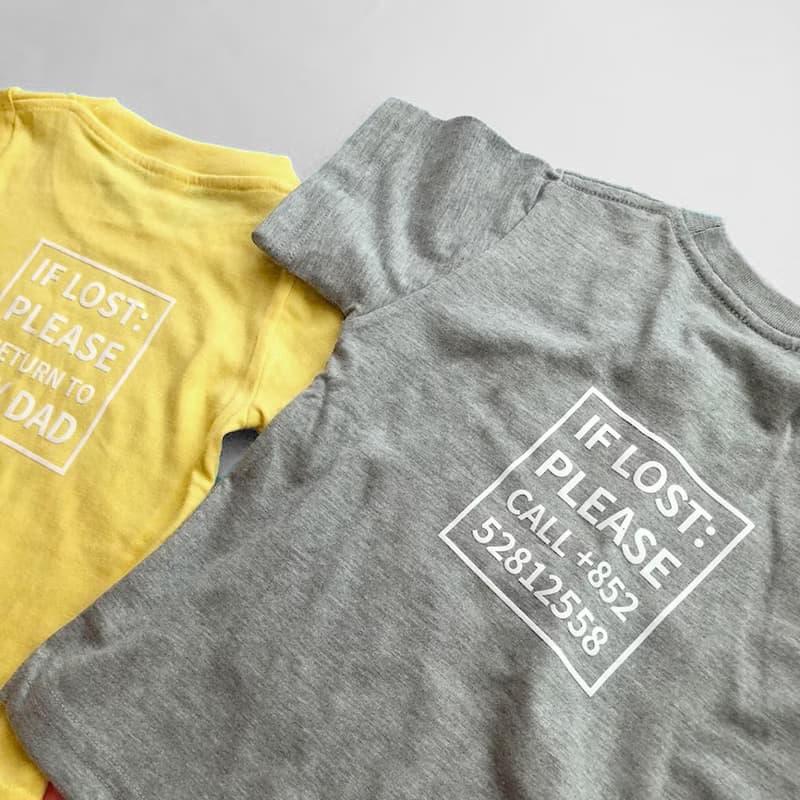 IF LOST PLEASE CALL 防走失童裝
