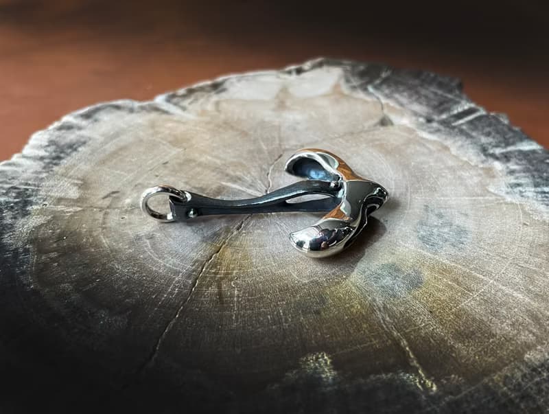 海洋系列【堤喀鯨錨】925純銀墜飾/鯨魚尾/船錨/幸運象徵/祝福禮