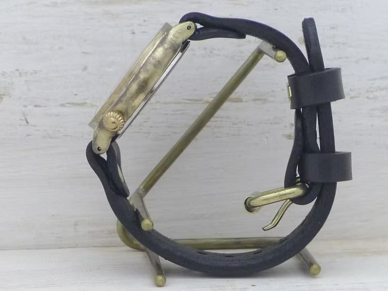Cross Dial-JB1 36mm Brass(真鍮) 十字架文字盤 ローマ数字 手作り腕時計  JUM183