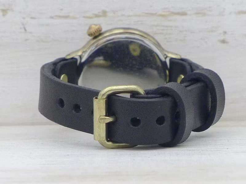 Cross Dial-JB1 36mm Brass(真鍮) 十字架文字盤 ローマ数字 手作り腕時計  JUM183