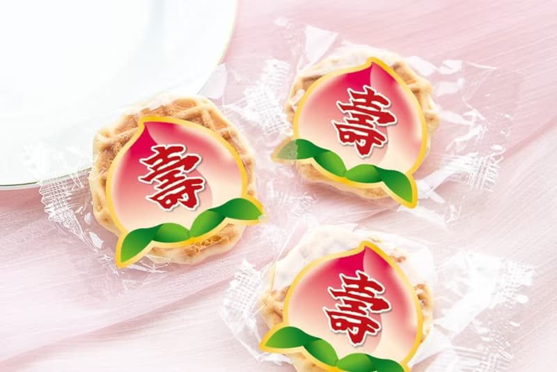 壽桃 神明祝壽 手燒煎餅 單包裝 小餅乾 點心 結緣品 神明祝壽