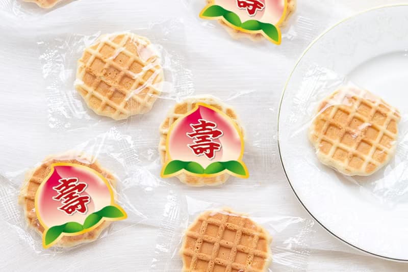 壽桃 神明祝壽 手燒煎餅 單包裝 小餅乾 點心 結緣品 神明祝壽