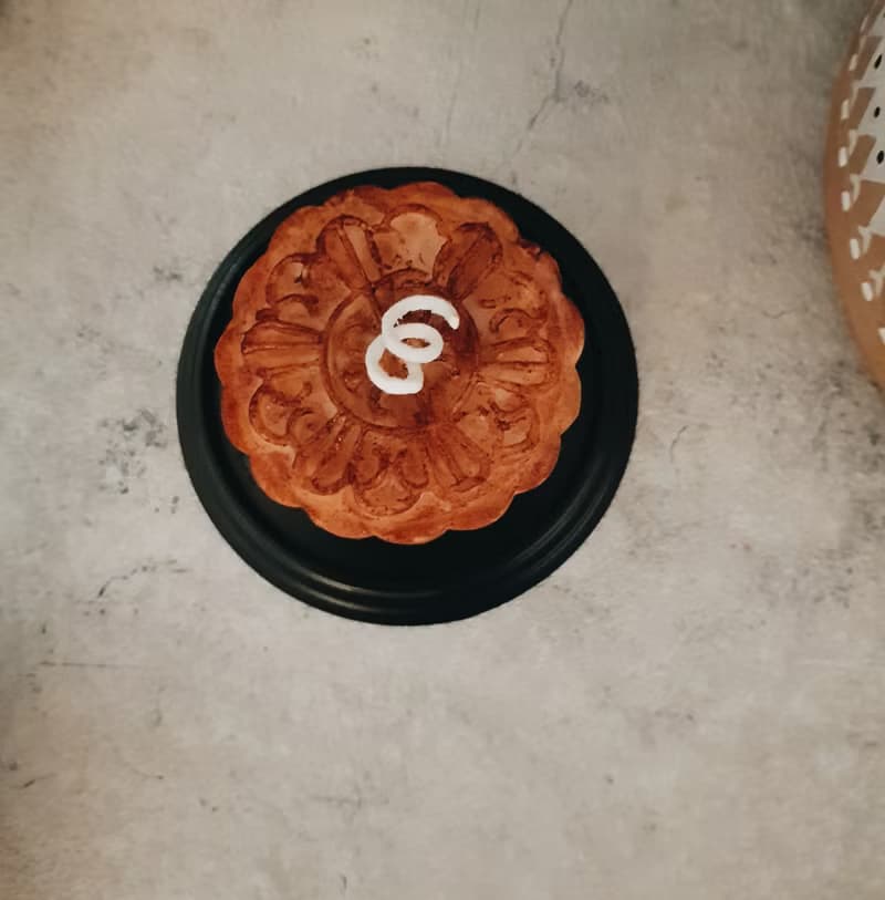 中秋節月餅蠟燭