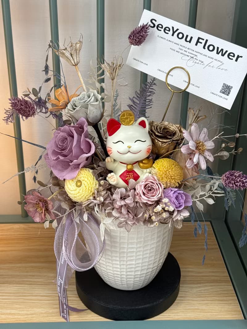 SeeYou・賀禮賀歲系列 玫瑰永生花桌花