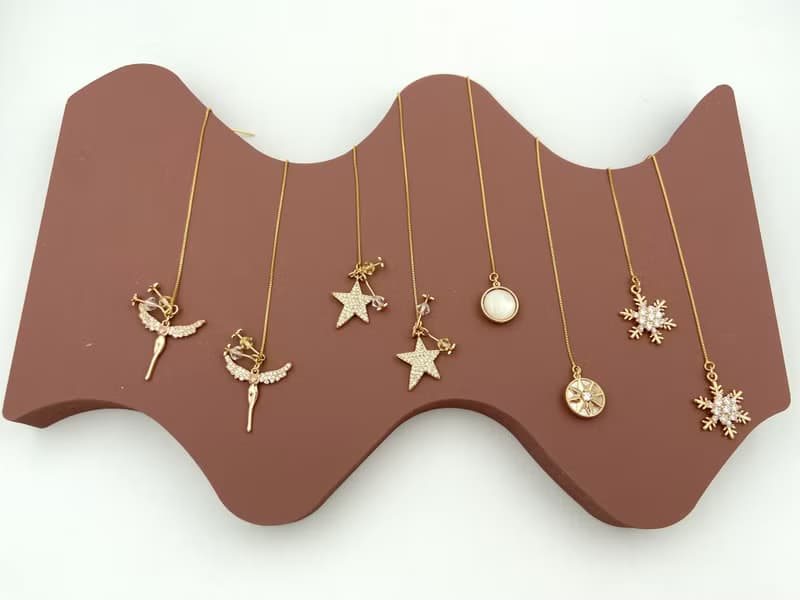 COLE COOL雪花可拉長短防敏感耳線耳環耳夾