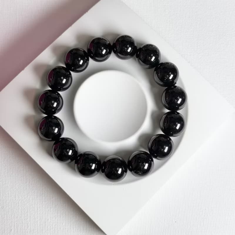 黑碧璽手串 14MM