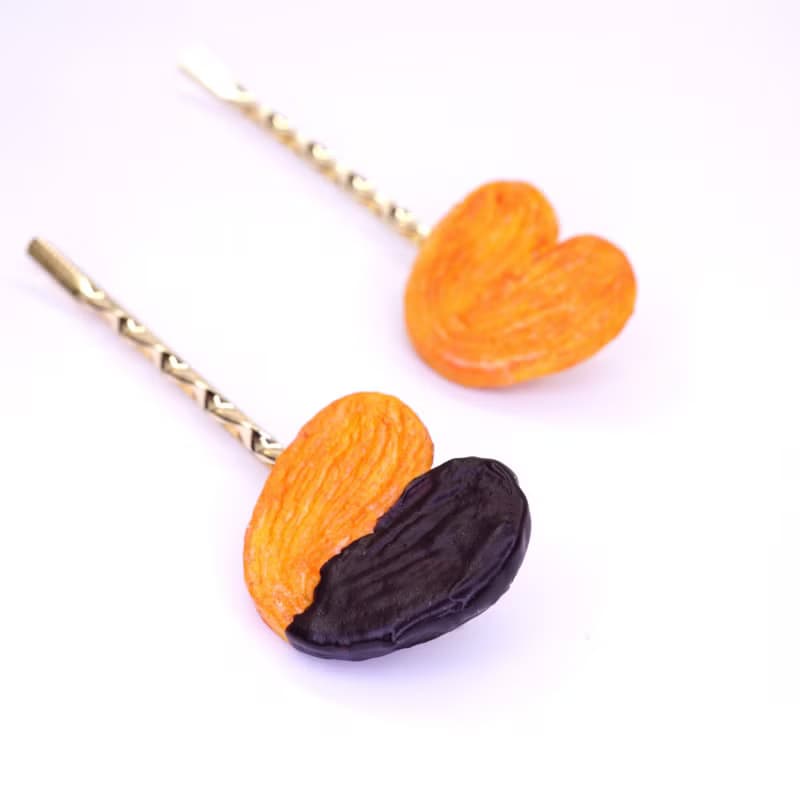 Playful Design 蝴蝶酥髮夾/朱古力蝴蝶酥髮夾