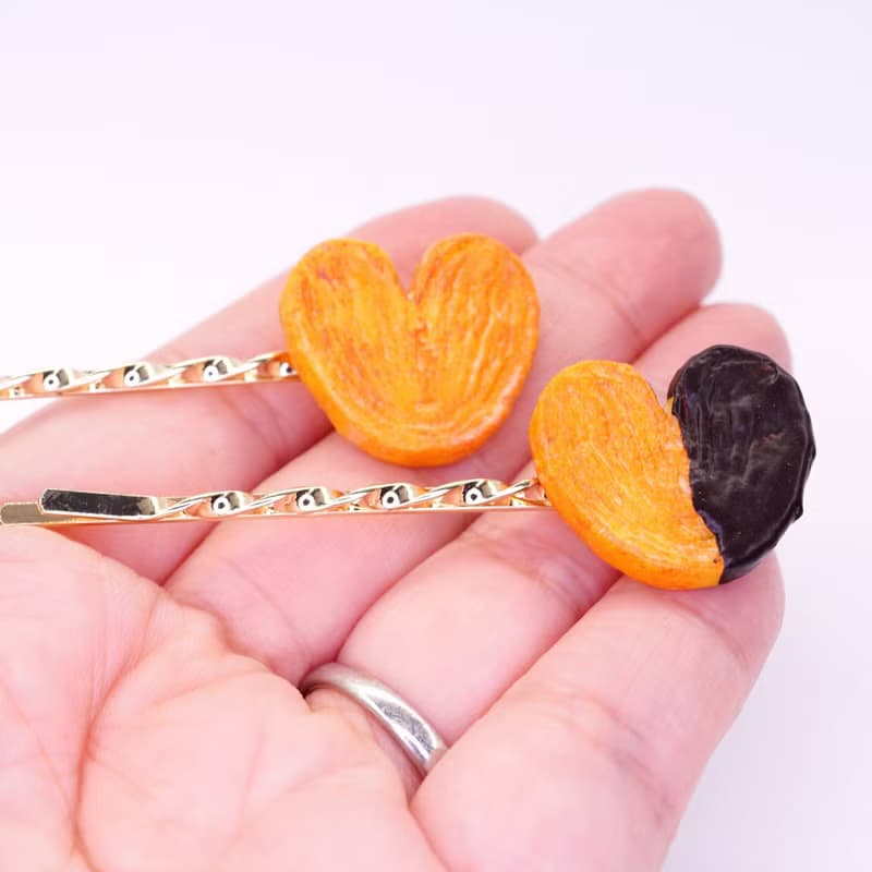 Playful Design 蝴蝶酥髮夾/朱古力蝴蝶酥髮夾