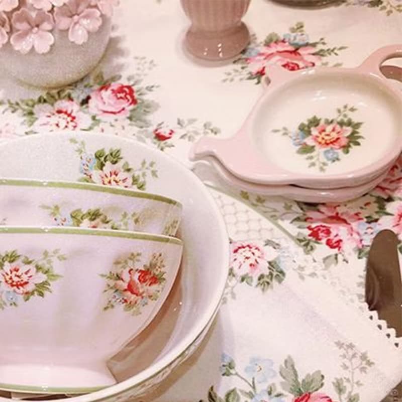 丹麥GreenGate Aurelia white 茶包碟