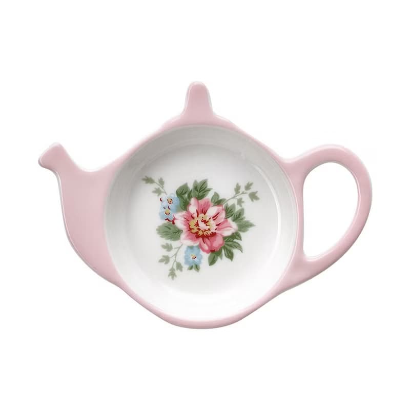丹麥GreenGate Aurelia white 茶包碟