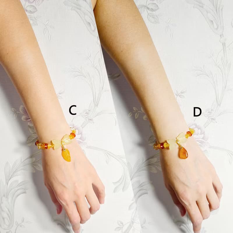 財石大集合 頂級 琥珀蜜蠟 黃水晶 黃岫玉 招財 手鍊 單品 禮物