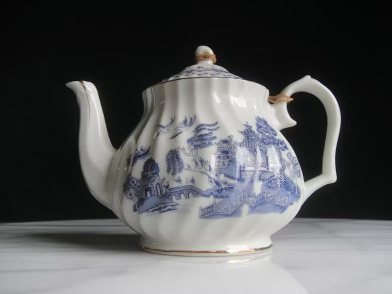 【老時光 OLD-TIME】早期二手1989年日本手工描金瓷壺