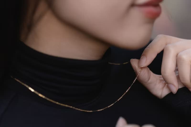 Grace 細緻切花項鍊 鎖骨鍊 抗過敏醫療鋼 可配戴洗澡