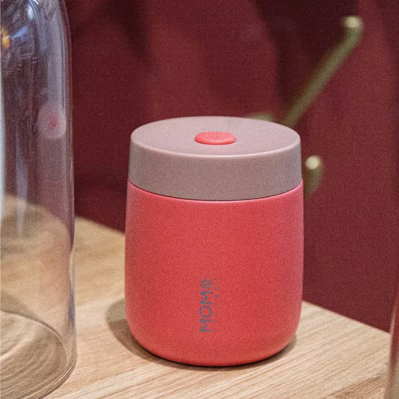 日本 MOMOCONCEPT 小立方保溫杯 玫瑰金瓶身 260ml 5 色可選