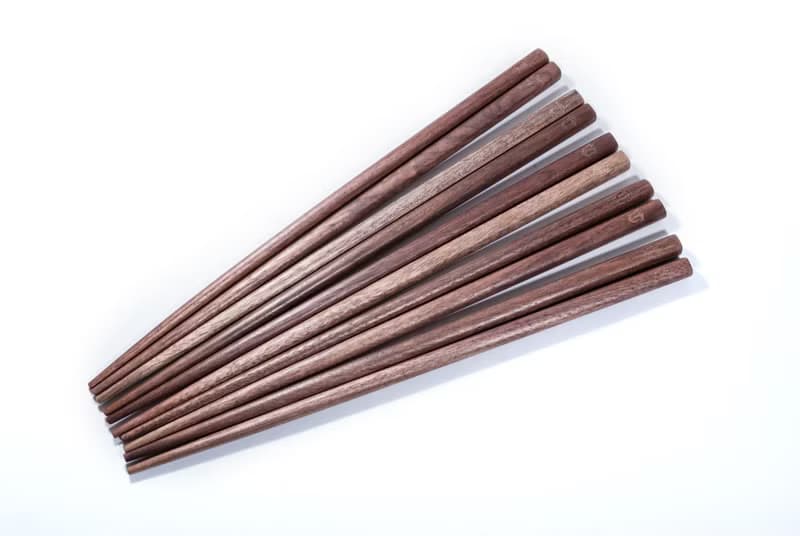 Islandoffer島嶼製作 實木黑胡桃木筷子1對 木系餐具 (一件)