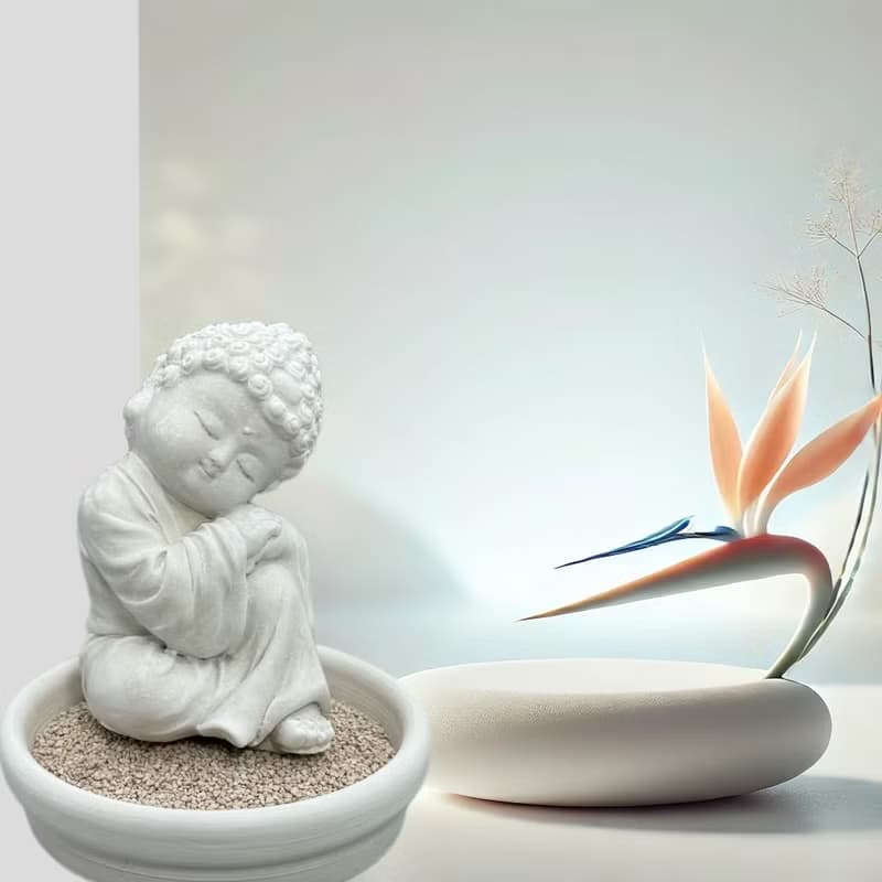 靜謐之美學 淨念吉祥小佛之大覺 小盤套組  精緻台灣文創禮品