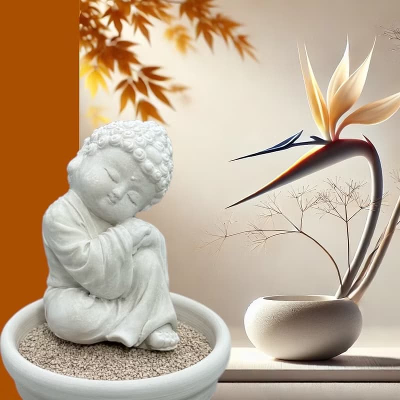 靜謐之美學 淨念吉祥小佛之大覺 小盤套組  精緻台灣文創禮品