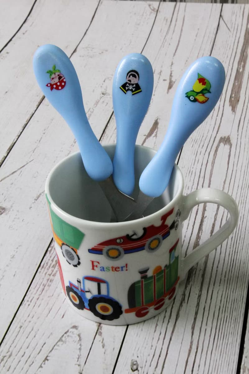 英國Rayware可愛海盜圖案兒童用安全不銹鋼刀叉湯匙餐具組