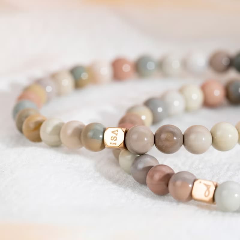 馬卡龍阿拉善 | 瑪瑙 | 天然能量手串 | 6-7mm