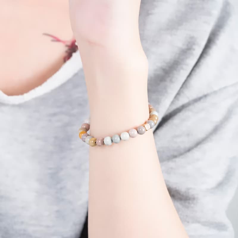 馬卡龍阿拉善 | 瑪瑙 | 天然能量手串 | 6-7mm