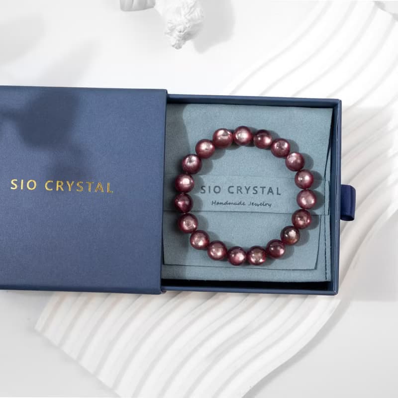 【無瑕】紫蝶幽谷-貓眼紫鋰雲母手鍊