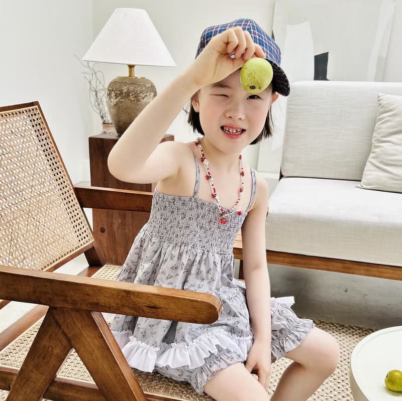 夏季小碎花淑女背心上衣 / 童裝