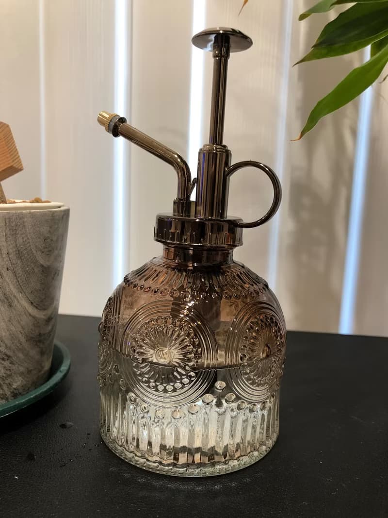 【蕨美植栽】復古向日葵雕刻澆水壺