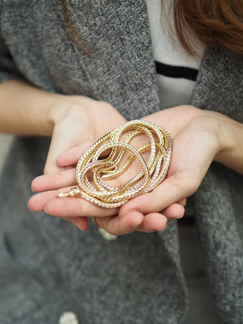 Chain Strap : Gold chain for small bag or wallet