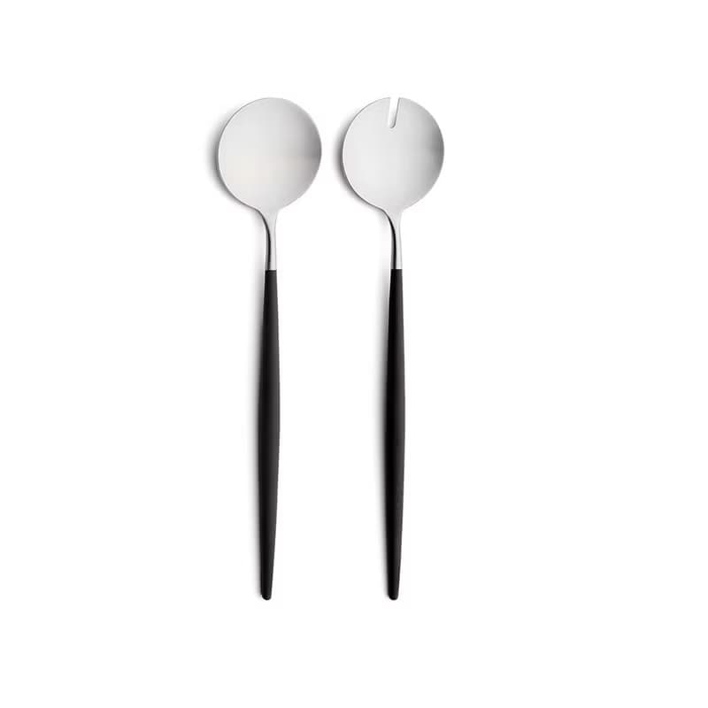 葡萄牙 Cutipol  GOA  黑柄 沙拉叉匙組