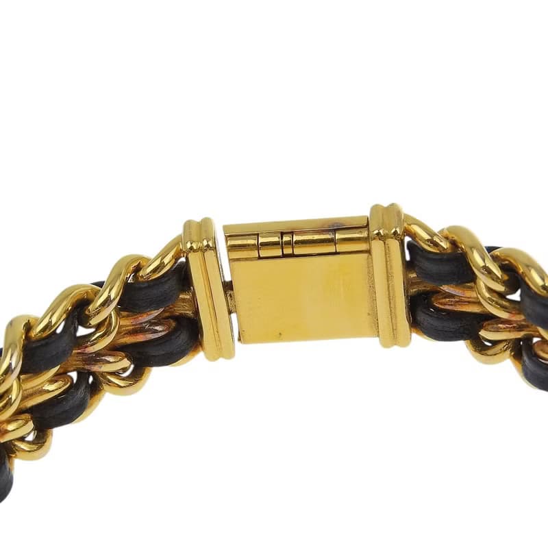 【日本直送】シャネル CHANEL プルミエールM 腕時計 H0001 金メッキ×レザー クオーツ アナログ表示 ブラック文字盤 レディース【中古】