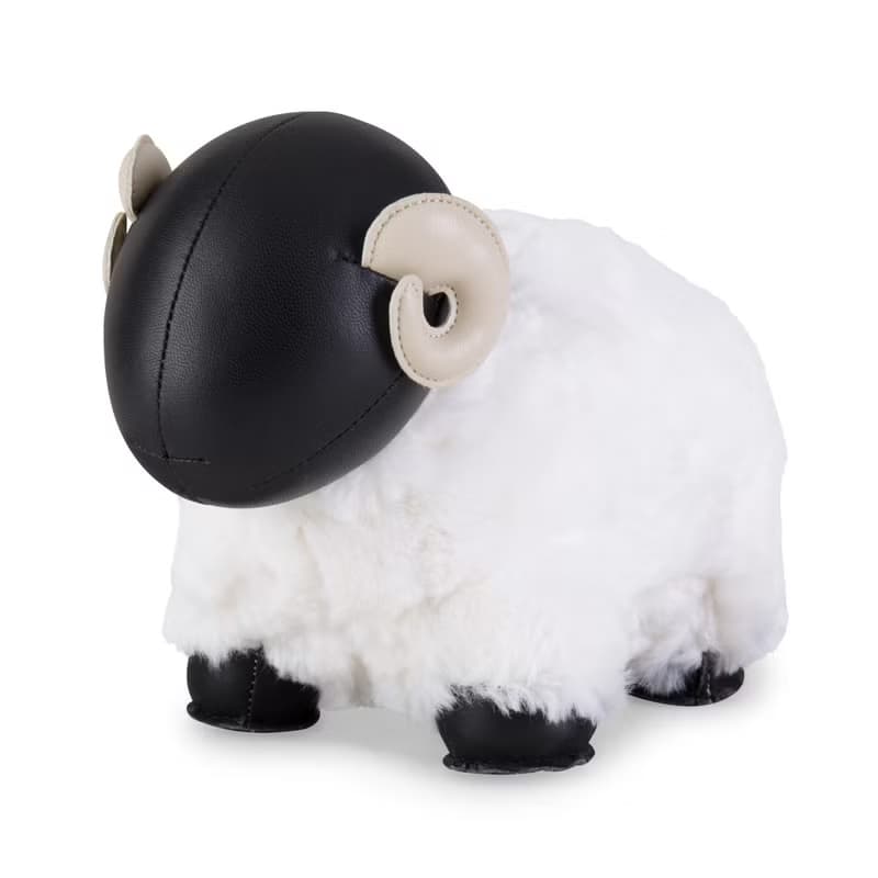 【書擋】綿羊 Sheep Bomy II 皮革動物擺飾  | 入厝禮物