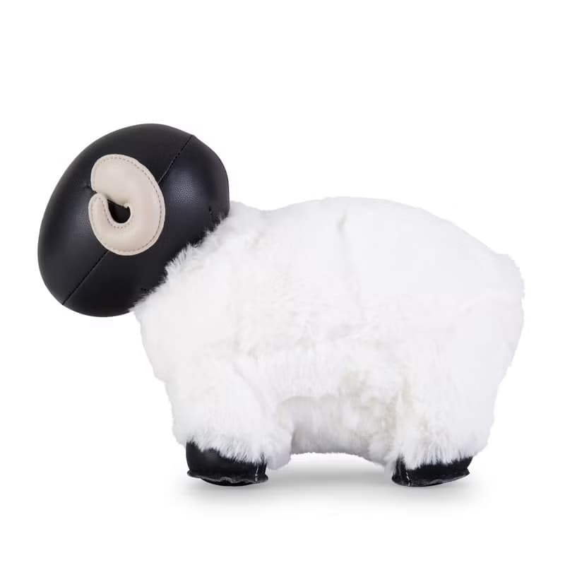 【書擋】綿羊 Sheep Bomy II 皮革動物擺飾  | 入厝禮物