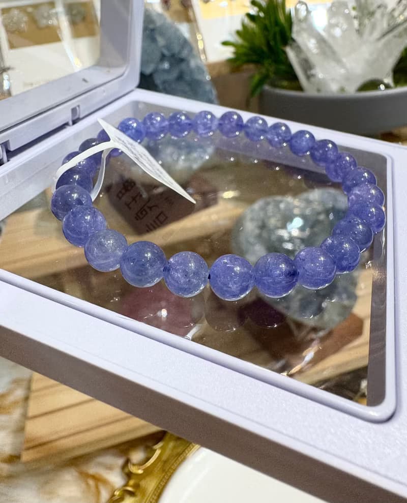 小精品透體濃色坦桑石丹泉石水晶提升專注力正能量旺人緣