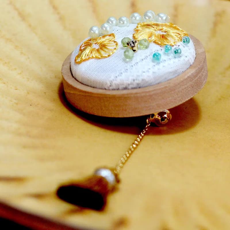 手工 刺繡 胸針 頭飾 輕珠寶 流蘇 正裝 婚禮小物 復古 髮帶髮圈