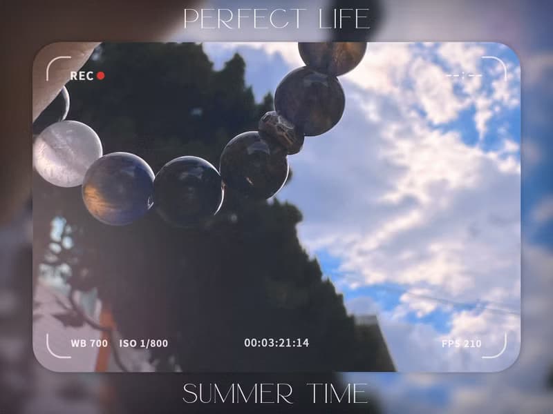 夜光深守 月光石手串 堇青石手串 設計手鍊 水晶手串 水晶手鍊