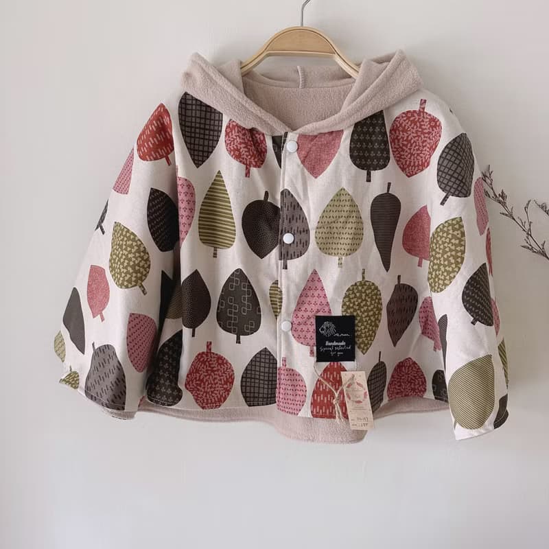 現貨 粉葉精靈斗篷 0-4歲