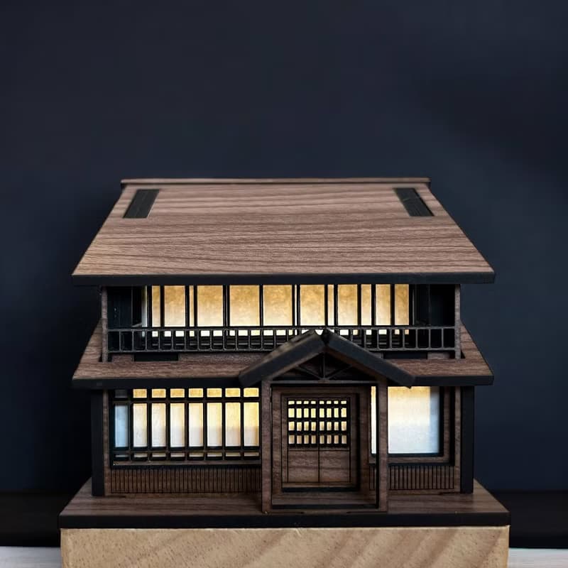 【日式夜燈-井宿二/老湯屋】床頭燈/桌面擺件/原創設計/USB/LED