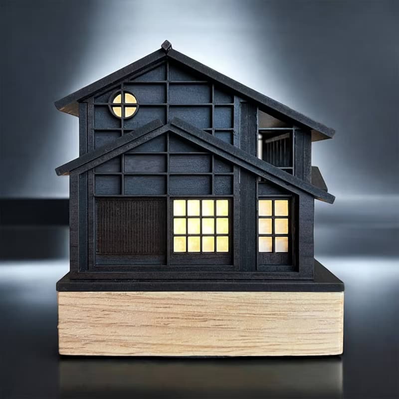 【日式夜燈-井宿二/老湯屋】床頭燈/桌面擺件/原創設計/USB/LED