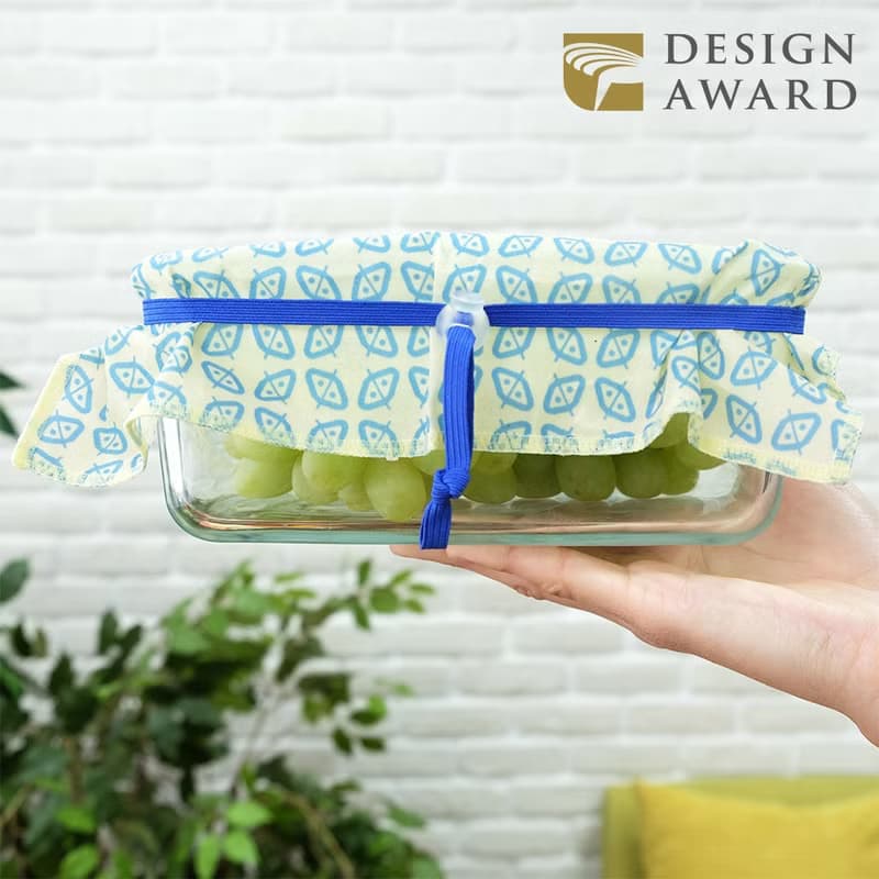 【仁舟淨塑】蜂蠟布超好蓋(3件優惠組) 經典Logo款 | 環保保鮮膜