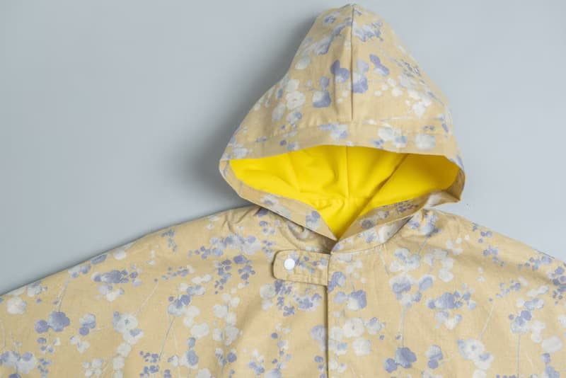 抗風防雨雙面斗篷-訂製 花56vs黃色防潑 兒童雨衣 兒童風衣 手工
