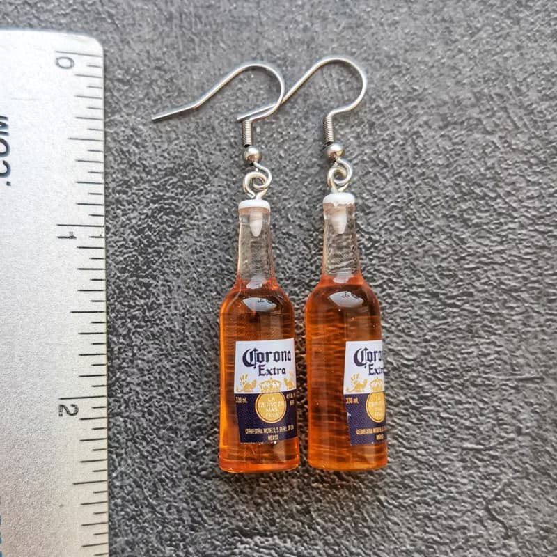 伏特加啤酒耳環怪異愛爾蘭搞笑酒精飲料瓶耳環