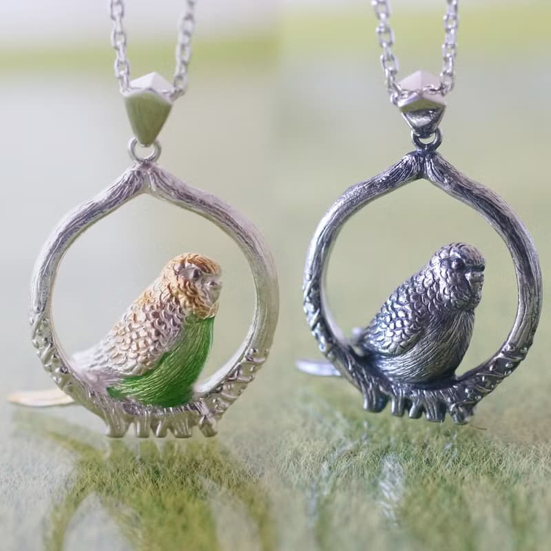 セキセイインコのペンダント