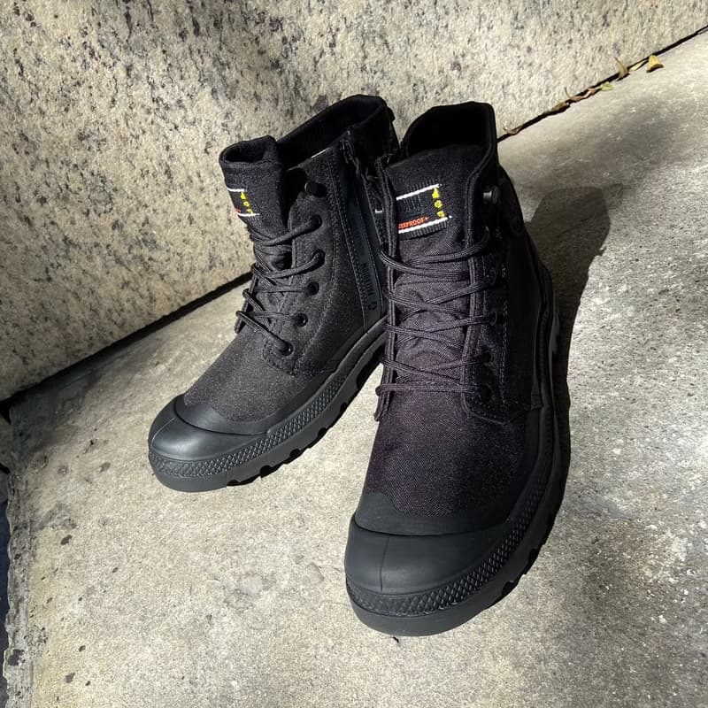 PALLADIUM PAMPA RECYCL LT+ WP+ 拉鍊防水靴 黑 74066