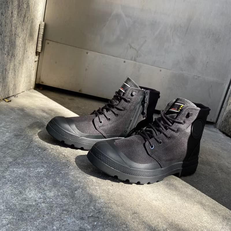 PALLADIUM PAMPA RECYCL LT+ WP+ 拉鍊防水靴 黑 74066