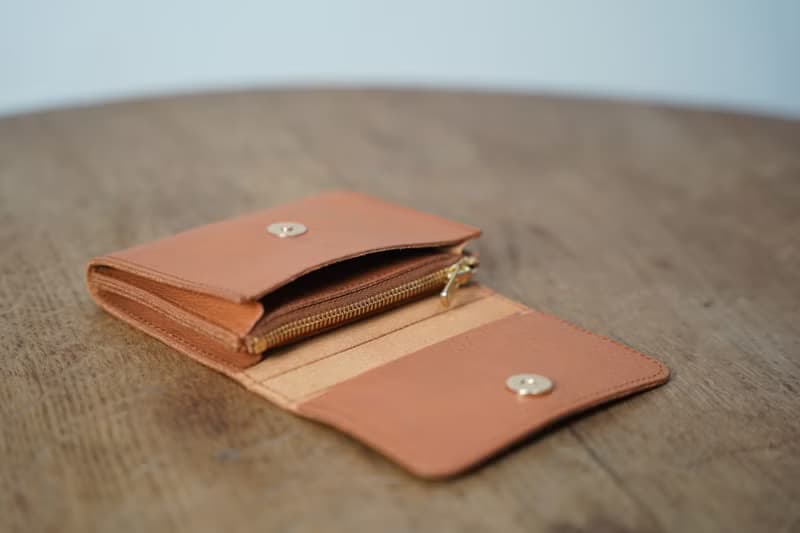 植鞣革款 個性短夾