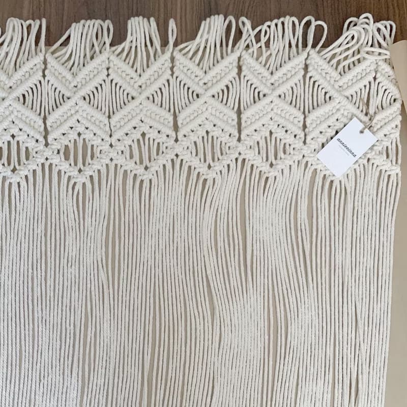 Macrame 編織 簡約 對稱 大型 掛飾 門簾