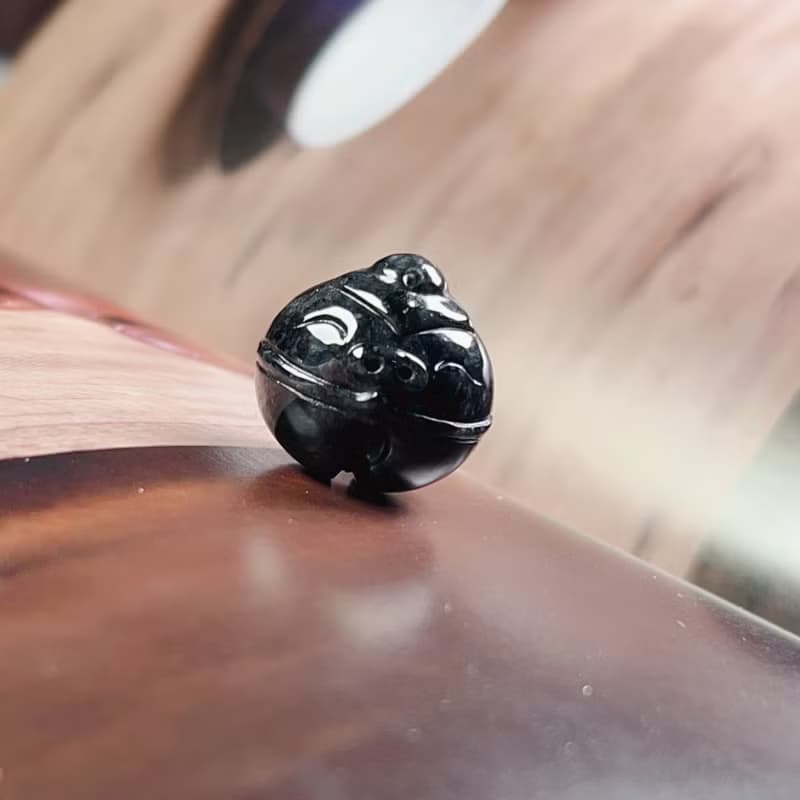 烏雞翡翠珠鈴鐺 | 天然緬甸A貨翡翠 | 送禮