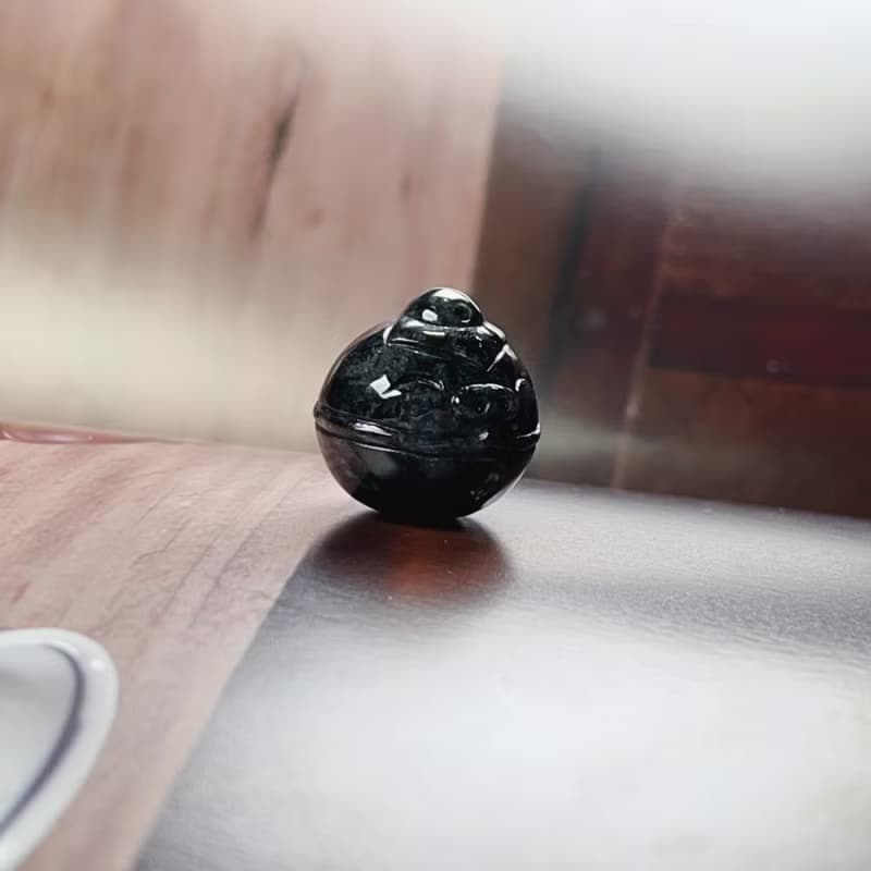 烏雞翡翠珠鈴鐺 | 天然緬甸A貨翡翠 | 送禮