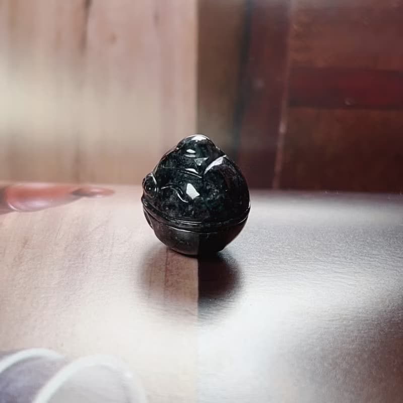 烏雞翡翠珠鈴鐺 | 天然緬甸A貨翡翠 | 送禮