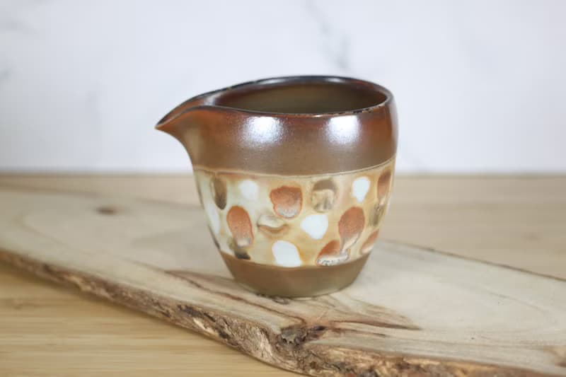 【送禮好物】180ml 彩釉 柴燒茶海 公道杯 鶯歌名家葉敏祥手作